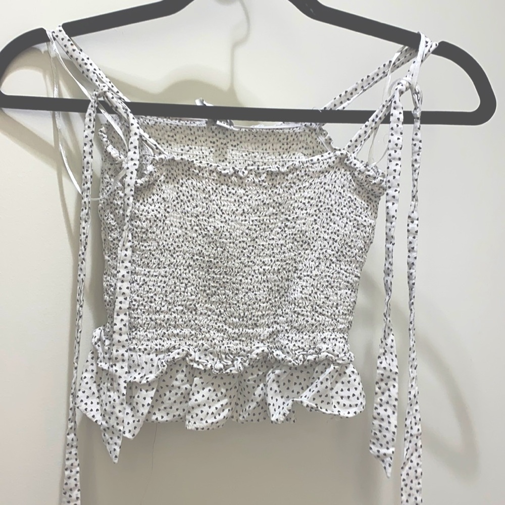 DISCONTINUED PRINCESS POLLY HEART TIE TOP (US 0)